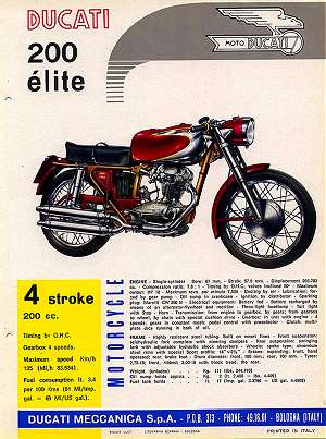 画像: ドゥカティ Elite200 エリート(203cc) 1960年